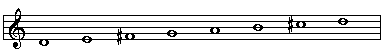 D major scale