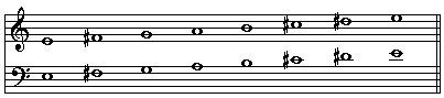 E Melodic Minor