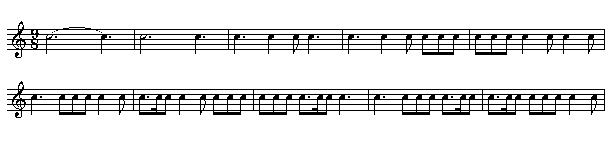 3 count compound meter rhythms