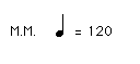 Metronome marking